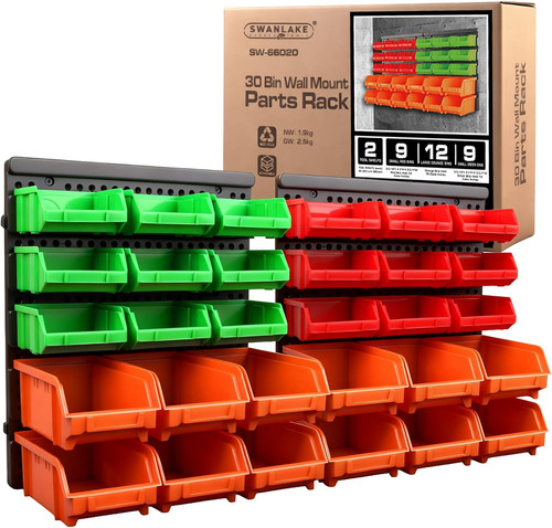 Bin wall mounted - wall-mounted, storage