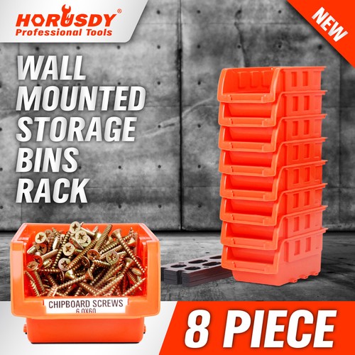 Bin wall mounted - 8, rack