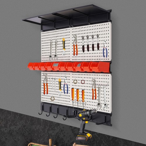 Garage storage wall - garage,